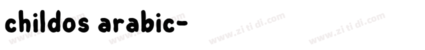 childos arabic字体转换 childos arabic字体转换